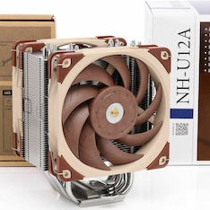 Noctua NH-U12A Ψύκτρα Επεξεργαστή Διπλού Ανεμιστήρα για Socket AM4/AM5/115x Καφέ