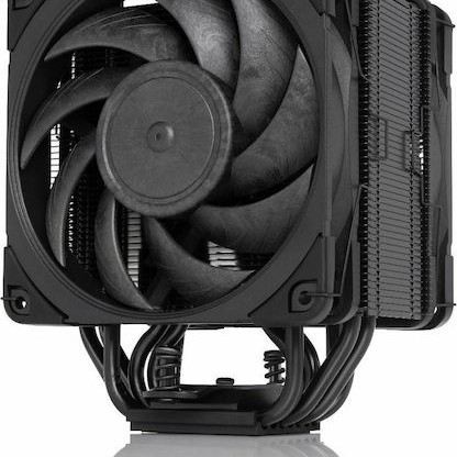 Noctua NH-U12A chromax.black Ψύκτρα Επεξεργαστή Διπλού Ανεμιστήρα για Socket AM4/AM5/1200/115x/1700