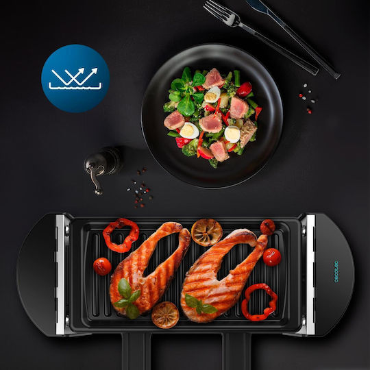 Cecotec Raclette Cheese & Grill 3200 Επιτραπέζια Ηλεκτρική Ψησταριά Raclette Σχάρας 320W Ανοξείδωτη 20x10εκ.