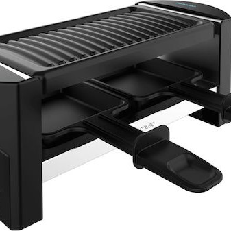 Cecotec Raclette Cheese & Grill 3200 Επιτραπέζια Ηλεκτρική Ψησταριά Raclette Σχάρας 320W Ανοξείδωτη 20x10εκ.