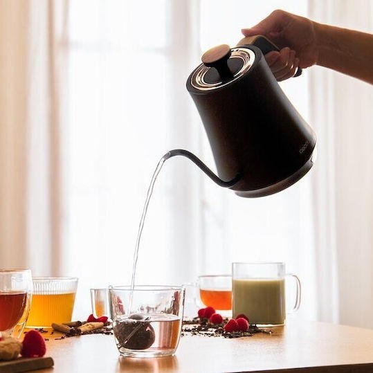 Cecotec Thermosense 500 Swan Βραστήρας 1lt 1200W Μαύρος