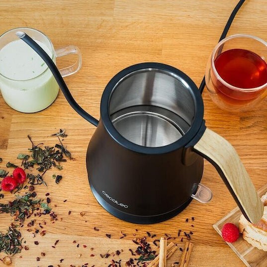 Cecotec Thermosense 500 Swan Βραστήρας 1lt 1200W Μαύρος