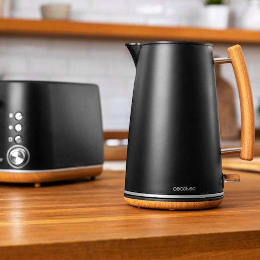 Cecotec Thermosense 400 Βραστήρας 1.7lt 3000W Black Woody