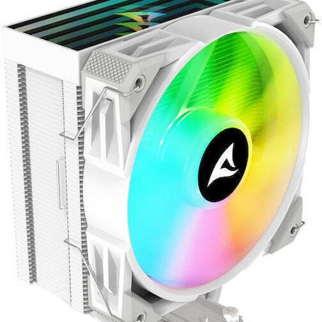 Sharkoon A40 RGB Ψύκτρα Επεξεργαστή για Socket AM4/AM5/1200/115x/1700 Λευκή