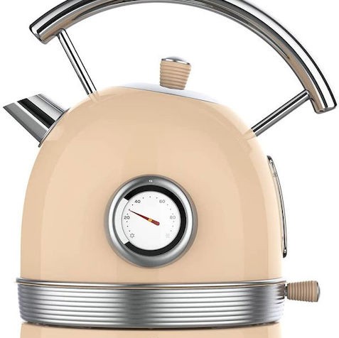 Cecotec Thermosense 420 Vintage Βραστήρας 1.8lt 2200W Μπεζ