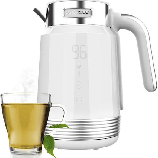 Cecotec Thermosense 600 Touch Βραστήρας 1.7lt 2200W Λευκός