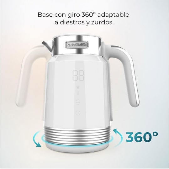 Cecotec Thermosense 600 Touch Βραστήρας 1.7lt 2200W Λευκός