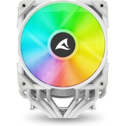 Sharkoon A60 RGB Ψύκτρα Επεξεργαστή για Socket AM4/AM5/1200/115x/1700 Λευκή