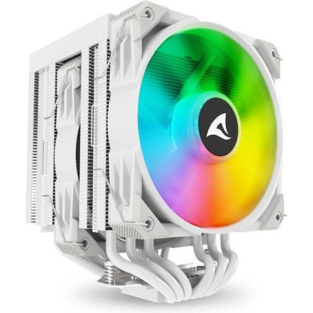 Sharkoon A60 RGB Ψύκτρα Επεξεργαστή για Socket AM4/AM5/1200/115x/1700 Λευκή