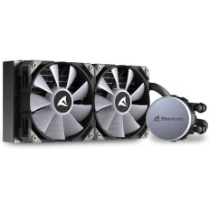 Sharkoon S70 Υδρόψυξη Επεξεργαστή Διπλού Ανεμιστήρα 120mm για Socket AM4/AM5/1700/1200/115x με ARGB Φωτισμό