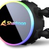 Sharkoon S70 Υδρόψυξη Επεξεργαστή Διπλού Ανεμιστήρα 120mm για Socket AM4/AM5/1700/1200/115x με ARGB Φωτισμό