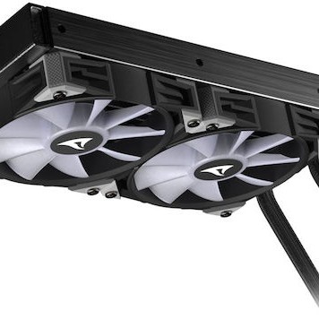 Sharkoon S80 RGB Υδρόψυξη Επεξεργαστή Διπλού Ανεμιστήρα 120mm για Socket AM4/AM5/1700/1200/115x