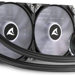 Sharkoon S80 RGB Υδρόψυξη Επεξεργαστή Διπλού Ανεμιστήρα 120mm για Socket AM4/AM5/1700/1200/115x