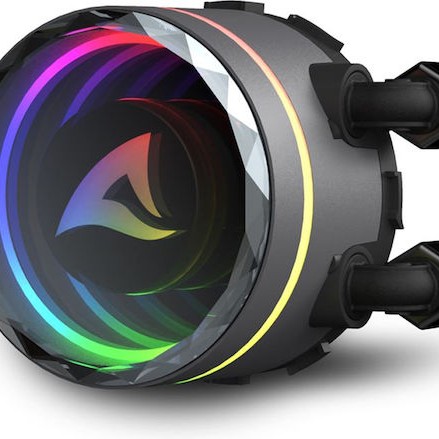 Sharkoon S80 RGB Υδρόψυξη Επεξεργαστή Διπλού Ανεμιστήρα 120mm για Socket AM4/AM5/1700/1200/115x