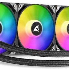 Sharkoon S90 RGB Υδρόψυξη Επεξεργαστή Τριπλού Ανεμιστήρα 120mm για Socket AM4/AM5/1700/1200