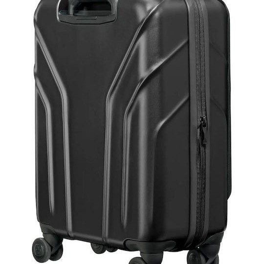 Wenger Carry-on Βαλίτσα Ταξιδίου Καμπίνας Σκληρή Μαύρη με 4 Ρόδες Ύψους 54εκ.