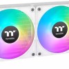 Thermaltake TH240 Ultra EX Snow Edition (v2) Υδρόψυξη Επεξεργαστή Διπλού Ανεμιστήρα 120mm για Socket AM4/AM5/1700/1200/115x με ARGB Φωτισμό