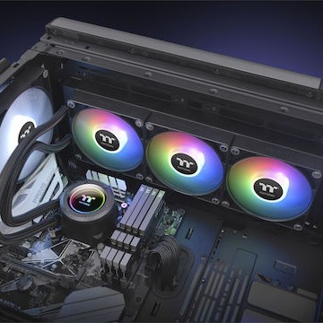 Thermaltake TH360 V2 ARGB Sync (v2) Υδρόψυξη Επεξεργαστή Τριπλού Ανεμιστήρα 120mm για Socket AM4/AM5/1200/115x