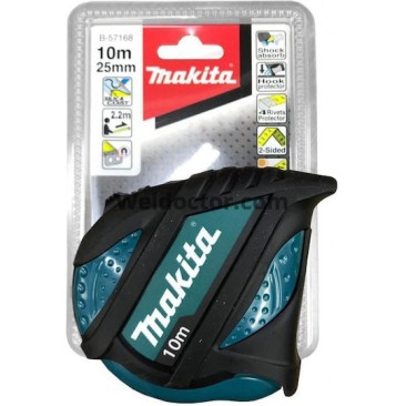 Makita Μετροταινία με Αυτόματη Επαναφορά και Μαγνήτη 10m