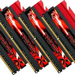 G.Skill TridentX DDR3 32GB RAM με 4x8GB Modules και Ταχύτητα 2400 για Desktop