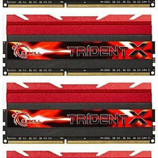 G.Skill TridentX DDR3 32GB RAM με 4x8GB Modules και Ταχύτητα 2400 για Desktop