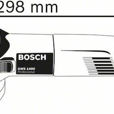 Bosch GWS 1400 Τροχός 125mm Ρεύματος 1400W