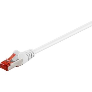 Goobay S/FTP Cat.6 Καλώδιο Δικτύου Ethernet 30m Λευκό 1τμχ