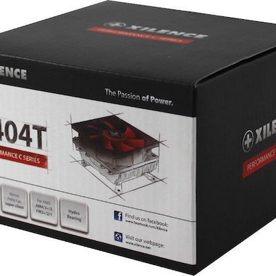 Xilence A404T Ψύκτρα Επεξεργαστή για Socket AM4/AM3/AM3+ Κόκκινη