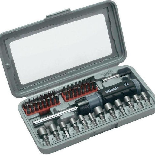 Bosch Κατσαβίδι Καστάνιας με 46 Μαγνητικές Εναλλασσόμενες Μύτες