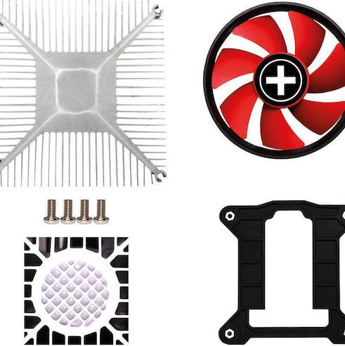 Xilence XC232 Ψύκτρα Επεξεργαστή για Socket 1700 Κόκκινη