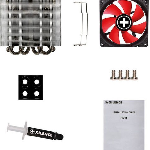Xilence I404T Ψύκτρα Επεξεργαστή για Socket 1200/115x Κόκκινη