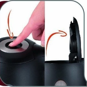 Tefal Snow Βραστήρας 1.7lt 2400W Μαύρος