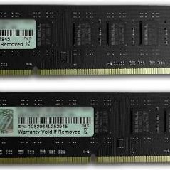 G.Skill DDR3 16GB RAM με 2x8GB Modules και Ταχύτητα 1333 για Desktop