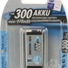 Ansmann Επαναφορτιζόμενη Μπαταρία 9V Ni-MH 300mAh 1τμχ