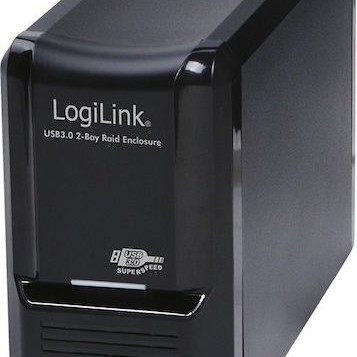 LogiLink Θήκη για 2 Σκληρούς Δίσκους 3.5