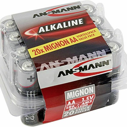 Ansmann Αλκαλικές Μπαταρίες AA 1.5V 20τμχ