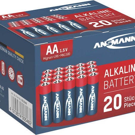 Ansmann Αλκαλικές Μπαταρίες AA 1.5V 20τμχ