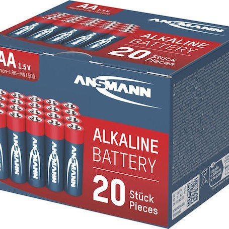 Ansmann Αλκαλικές Μπαταρίες AA 1.5V 20τμχ