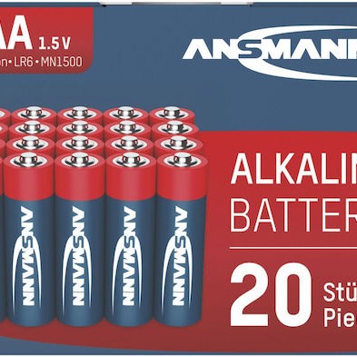 Ansmann Αλκαλικές Μπαταρίες AA 1.5V 20τμχ