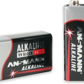 Ansmann Αλκαλική Μπαταρία 9V 1τμχ