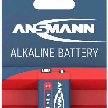 Ansmann Αλκαλική Μπαταρία 9V 1τμχ