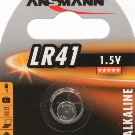 Ansmann Αλκαλική Μπαταρία Ρολογιών LR41 1.5V 1τμχ