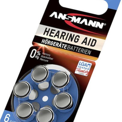 Ansmann Μπαταρίες Ακουστικών Βαρηκοΐας 675 1.45V 6τμχ