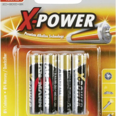Ansmann X-Power Αλκαλικές Μπαταρίες AAA 1.5V 4τμχ