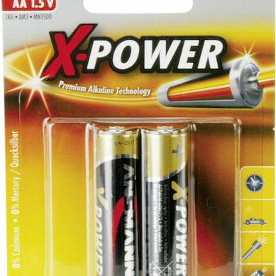 Ansmann X-Power Αλκαλικές Μπαταρίες AA 1.5V 2τμχ