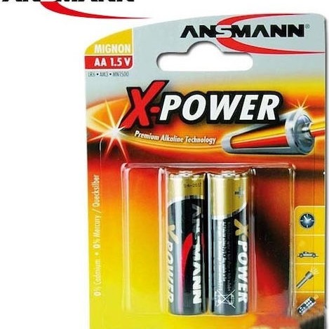 Ansmann X-Power Αλκαλικές Μπαταρίες AA 1.5V 2τμχ