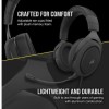 Corsair HS55 Stereo Over Ear Gaming Headset με σύνδεση 3.5mm Carbon