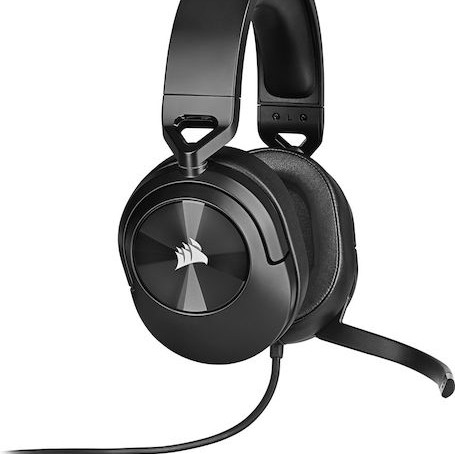 Corsair HS55 Stereo Over Ear Gaming Headset με σύνδεση 3.5mm Carbon