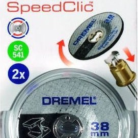 Dremel Speed Click SC541 Δίσκος Λείανσης Μετάλλου 38mm 2τμχ