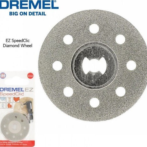 Dremel Διαμαντέ EZ SpeedClic SC545 Δίσκος Κοπής Δομικών Υλικών 38mm 2615S545JB